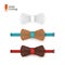 Laser cut bow-tie template for DIY. Vector silhouette for cutting a bow tie on a cnc, lathe made of wood, metal, plastic