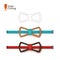 Laser cut bow-tie template for DIY. Vector silhouette for cutting a bow tie on a cnc, lathe made of wood, metal, plastic