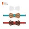 Laser cut bow-tie template. Vector silhouette for cutting a bow tie on a lathe made of wood, metal, plastic. The idea of