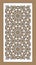 Laser cut decorative vector panel set. Jali design, cnc decor, interior design. Islamic, arabic laser cutting.