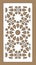 Laser cut decorative vector panel set. Jali design, cnc decor, interior design. Islamic, arabic laser cutting.