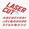 Laser cutted letters