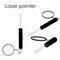 Laser pointer black fill