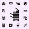 laser printer icon. Print house icons universal set for web and mobile