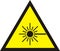 Laser radiation sign