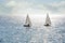 Laser sail boats