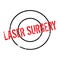 Laser Surgery rubber stamp