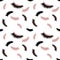 Lashes seamless vector pattern with glitter effect