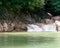 Lasir Waterfall in Lake Kenyir, Terengganu Malaysia