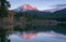 Lassen Peak National Volcanic Park Manzanita Lake Sunset