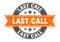 last call stamp