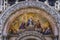 Last Judgment mosaic from 1836 on Basilica di San Marco in Venice, Italy
