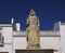 Last King statue Taifa de Niebla, Emir of the Algarve. Province of Huelva, Andalusia, Spain