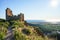 Last remains of a ruined castle in Spain