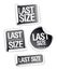 Last size clothing labels