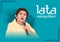 Lata Mangeshkar famous female playback singer and composer