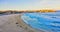 Late Afternoon Autumn Day at Yellow Sand Bondi Beach, Sydney, NSW, Australia