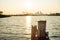 Late day view of downtown Toronto from Tommy Thompson Park