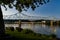 Late Evening View of Historic Ironton-Russell Bridge - Ohio River - Ohio & Kentucky