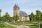 The late Romanesque church of Westernijtsjerk Friesland in The Netherlands