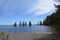 Late Spring in Yellowstone National Park: Looking Across Yellowstone Lake From Gull Point to the Mountains of the Absaroka Range