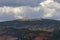 Late summer landscape panorama of Mount Brocken, the highest peak of the Harz mountain range, Saxony-Anhalt, Germany.