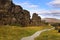 Late summer landscape in Thingvellir National Park, Iceland.