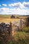 late summer looking over farm land in the Derbyshire dales