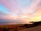 Late Summer Sunset at Savin Rock overlooking Long Island Sound