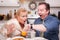 Late for Work - Stressed Couple in Kitchen