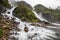 Latefossen & x28;Latefoss& x29; - one of the biggest waterfalls in Norway, Scandinavia, Europe