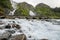 Latefossen & x28;Latefoss& x29; - one of the biggest waterfalls in Norway, Scandinavia, Europe