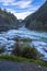 Latefossen Waterfall in Norway