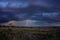 Later afternoon storm with lightning in outback Queensland.