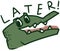 Later Alligator ClipArt