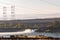 Lateral spillway from The Dalles Dam on the Columbia River