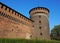 Lateral tower outside Sforza Castle