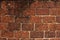 Laterite Brick wall texture.