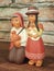 Latin american family figurine in the Philippines