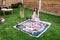 Latin girl sitting with healing objects on a mandala blanket for holistic therapy in Latin America