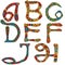 Latin letters decorated