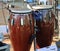 latin percussion lp aspire congas sunburst used-