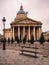 Latin quarter with a view of the pantheon dome.