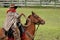 Latino rodeo cowboy