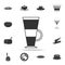 latte icon. Detailed set of italian foods illustrations. Premium quality graphic design icon. One of the collection icons for webs