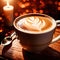 latte , italian style milk coffee hot beverage drink