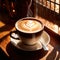 latte , italian style milk coffee hot beverage drink