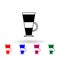 Latte nolan icon. Simple glyph, flat vector of italian food icons for ui and ux, website or mobile application