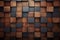 Lattice tiles wood cubes. Generate Ai