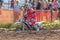 Latvia, Cesis, World championship motocross, Driver with motorcycle, race. 2012